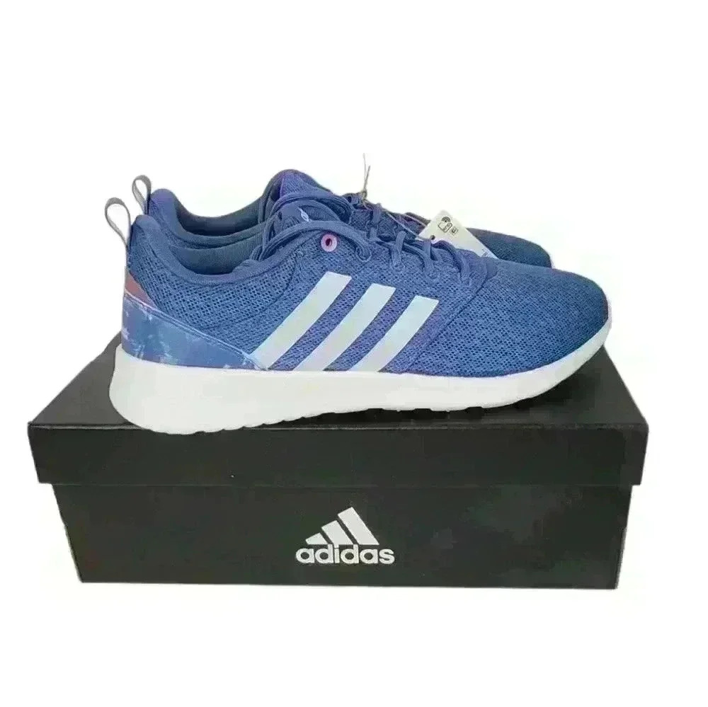 Adidas Qt Racer 2.0 Blue Running Shoes - Picture 3 of 15